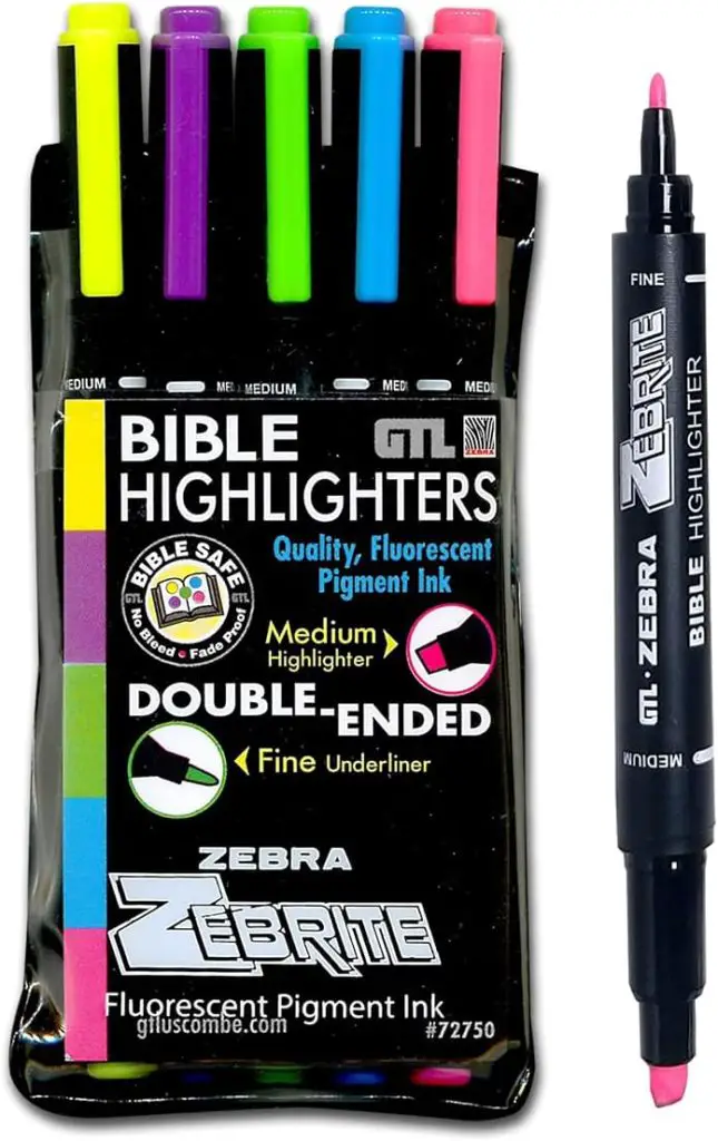 best highlighters for bibles image