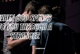 When God Speaks To You Through A Stranger image