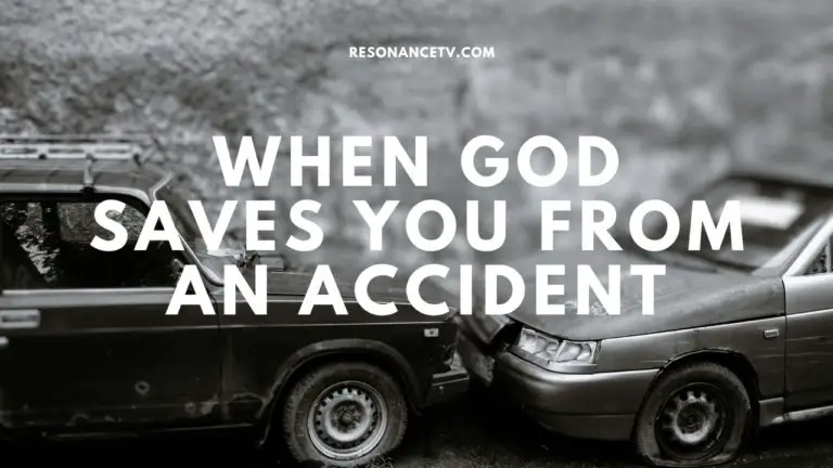 when God saves you from an accident image