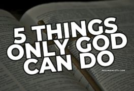 5 Things Only God Can Do image